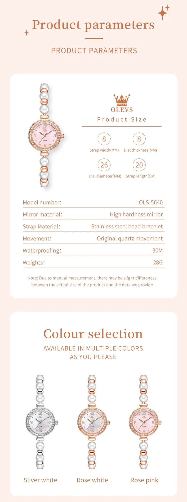 Olevs Women's Watch 5640