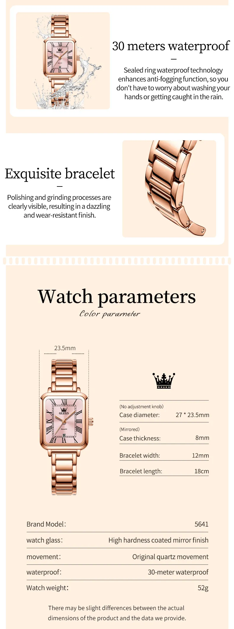 Olevs Women's Watch 5641