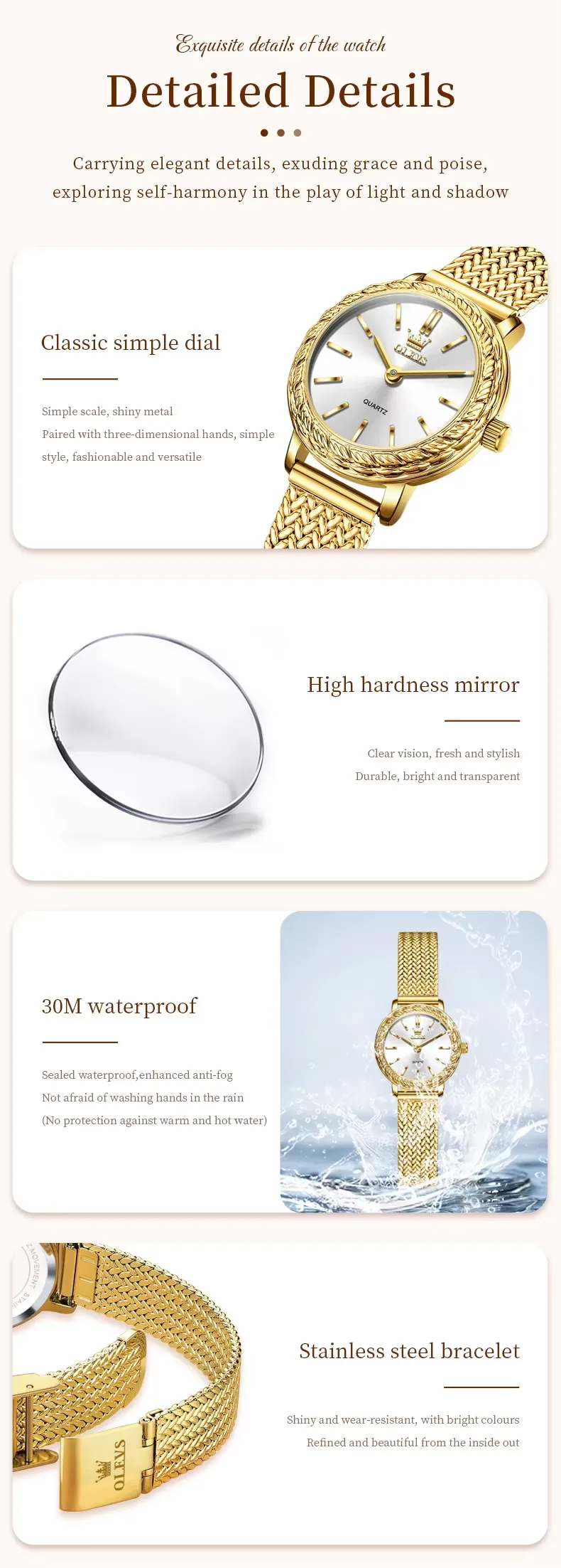 Olevs Women's Watch 5643