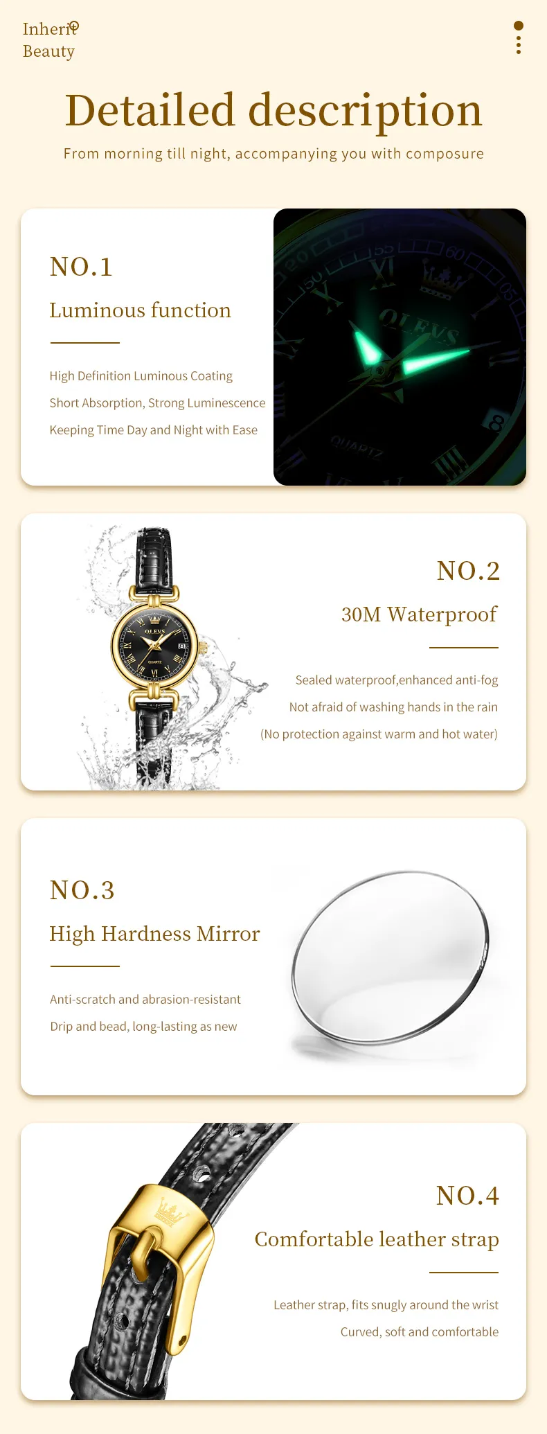 Olevs Women's Watch 5645