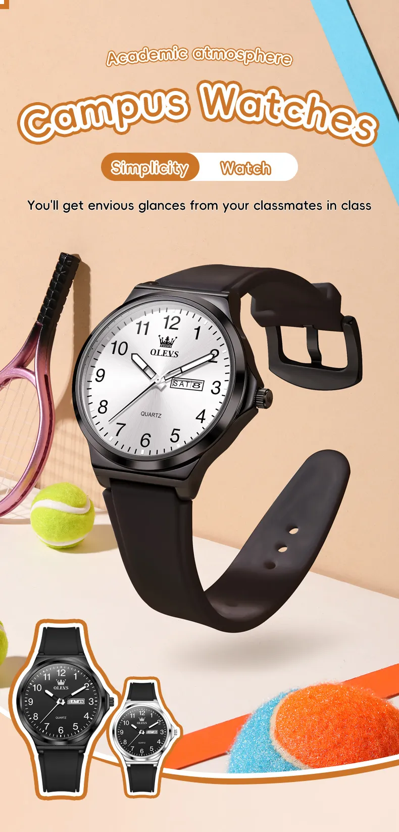 Olevs Men's Watch 5647