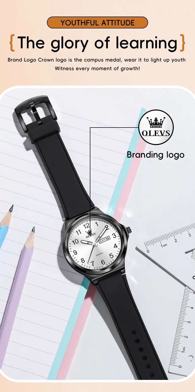 Olevs Men's Watch 5647