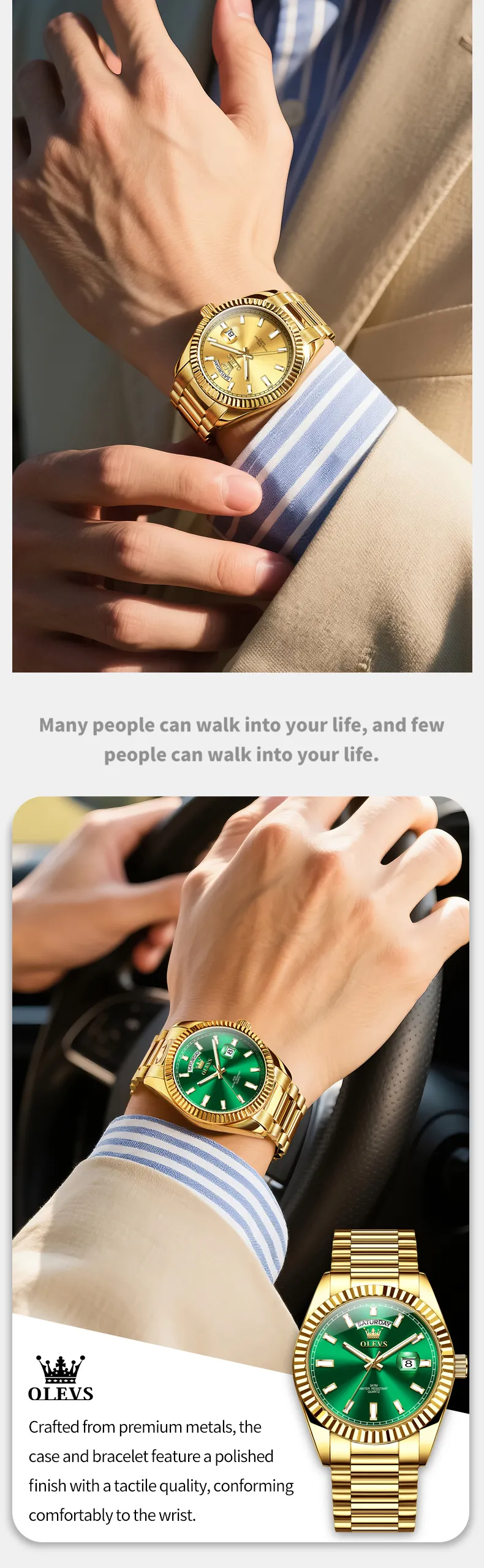 Olevs Men's Watch 5650