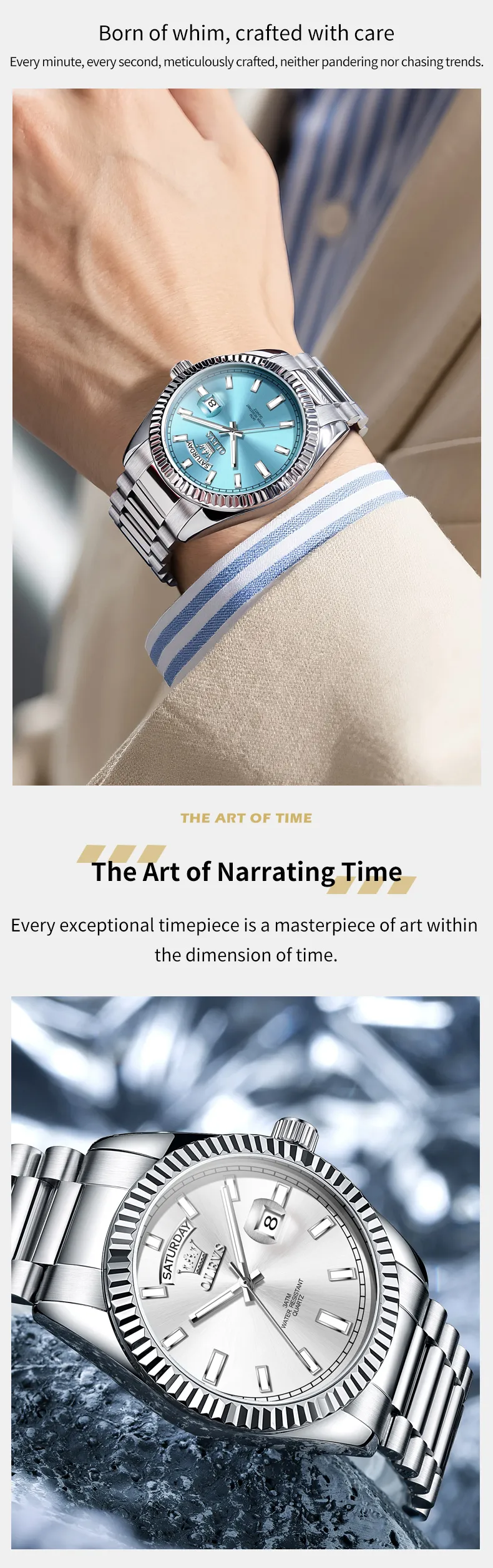 Olevs Men's Watch 5650