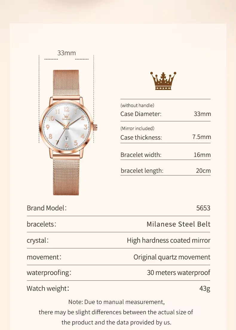 OLEVS Women's Watch 5653