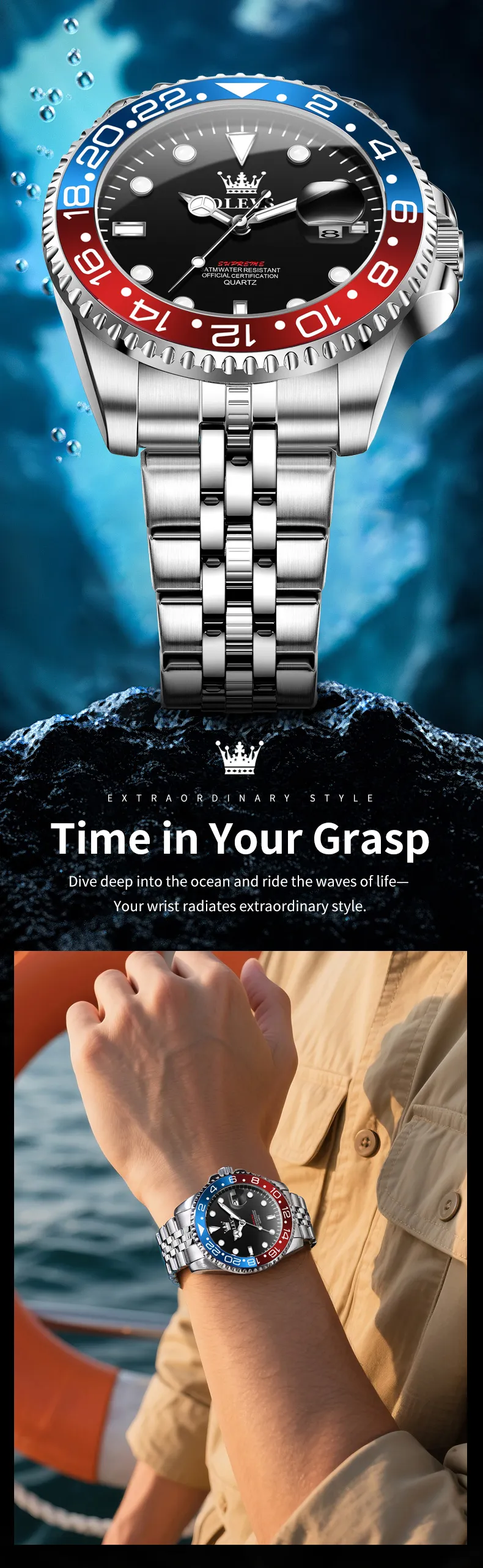 Olevs Men's Watch 5657