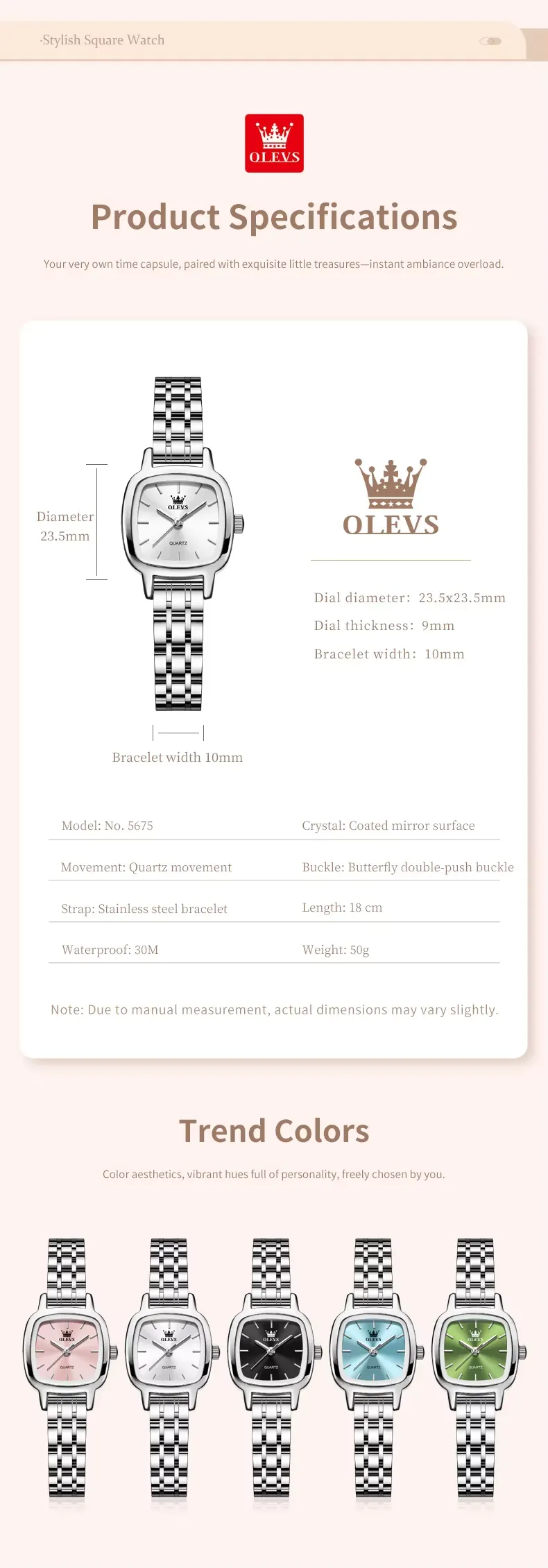 OLEVS Women's Watch 5675
