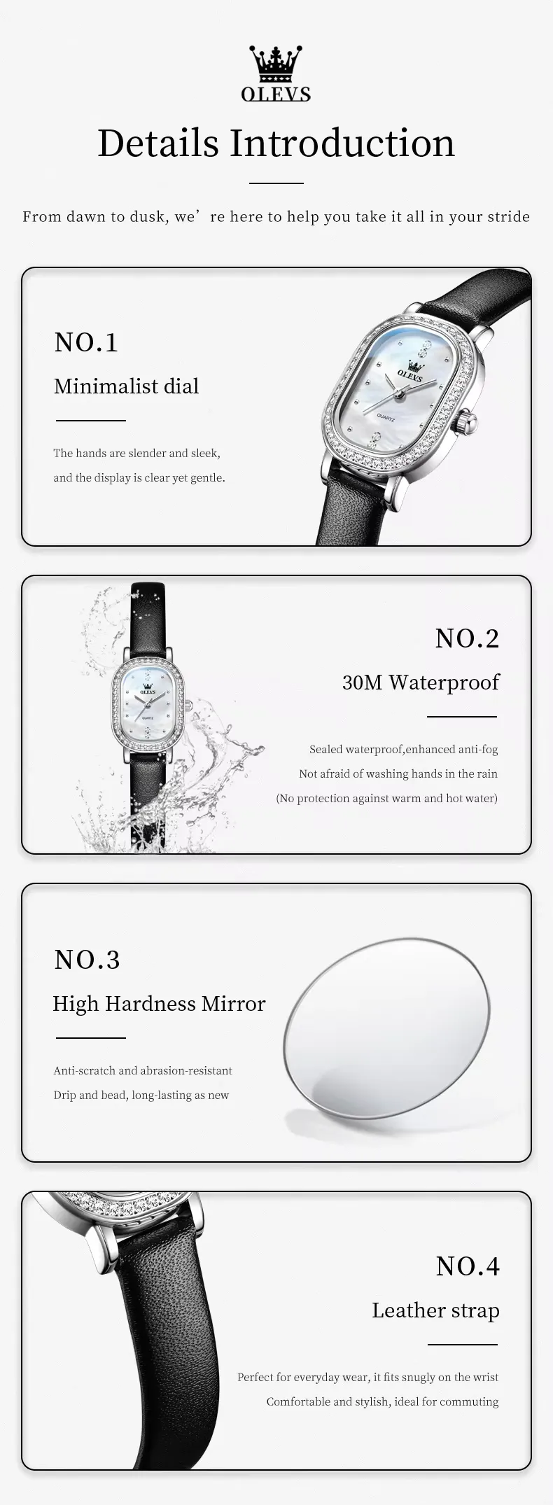 Olevs Women's Watch 5697