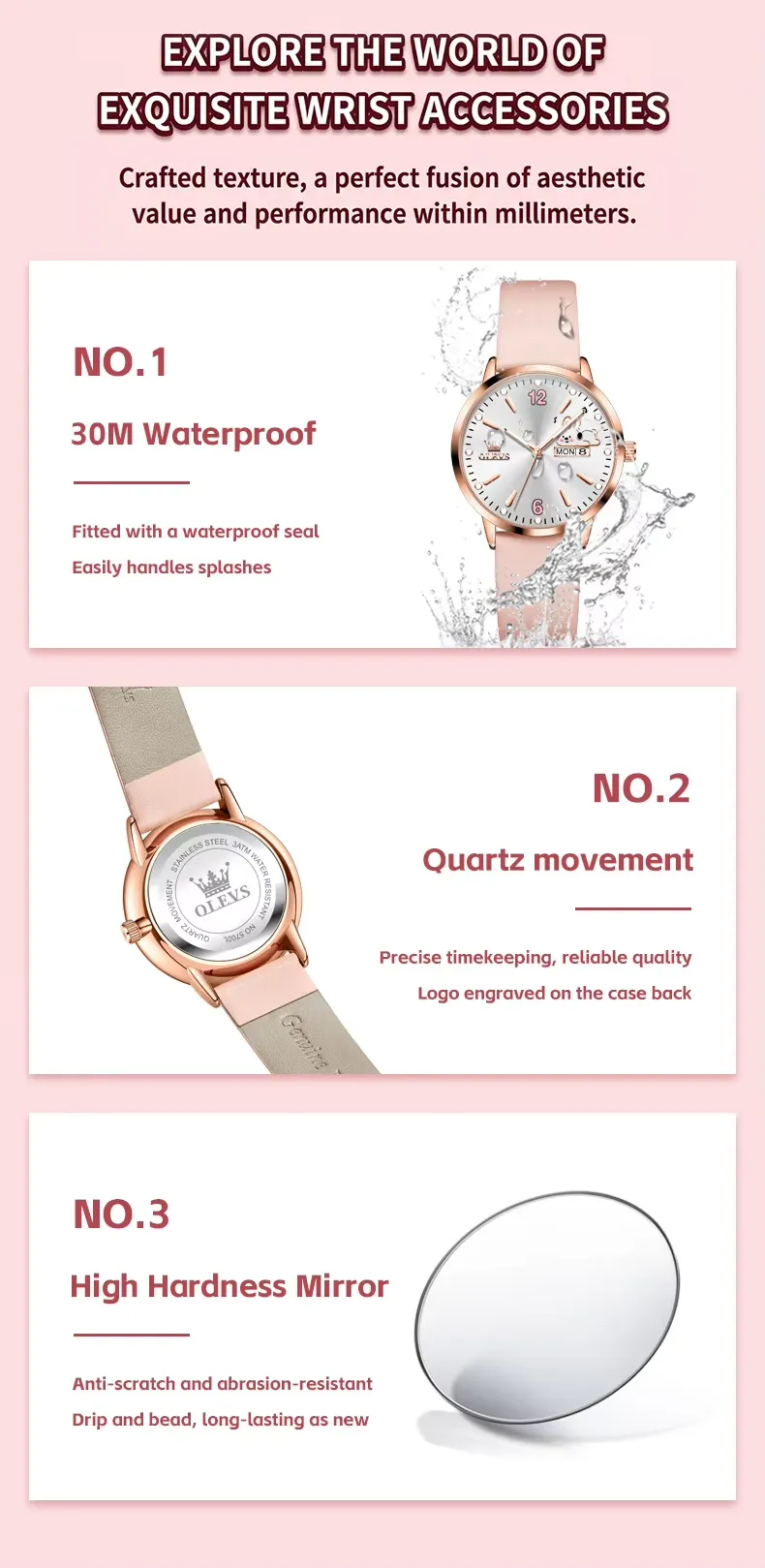 Olevs Women's Watch 5700