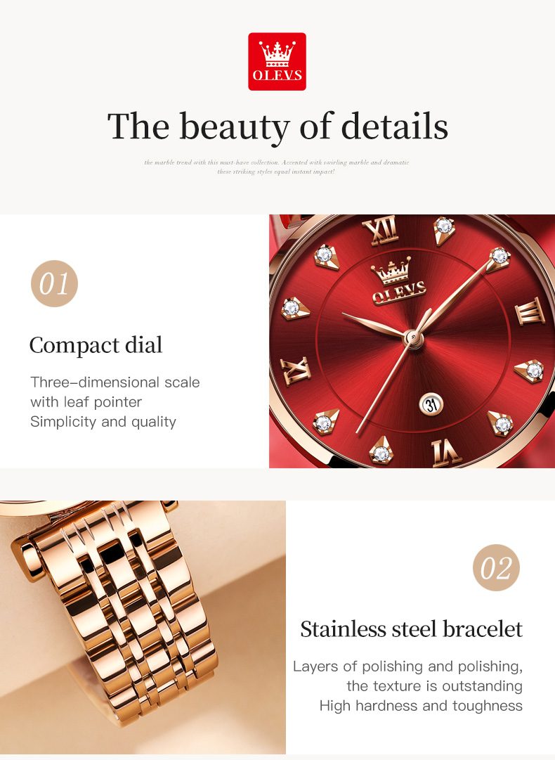 Olevs Women's Watch 5866