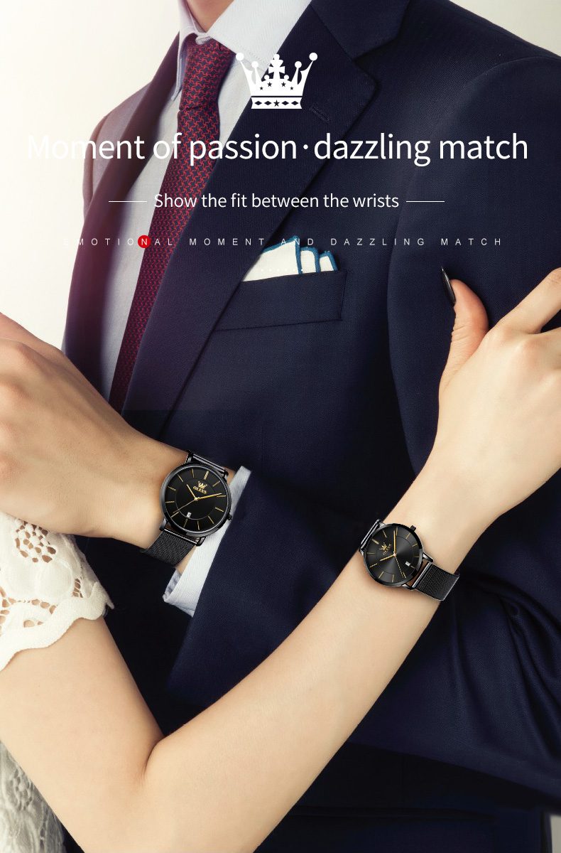 Olevs Couple Watch 5869