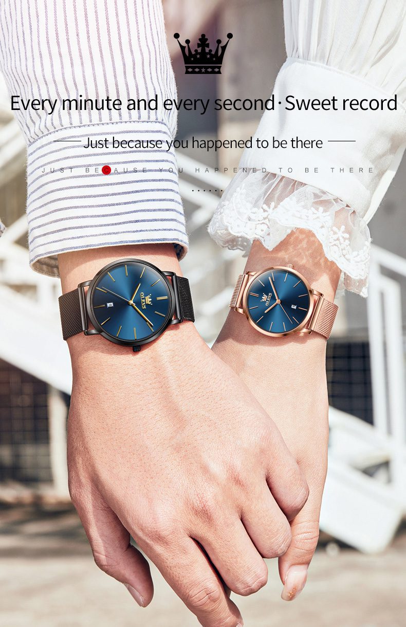 Olevs Couple Watch 5869