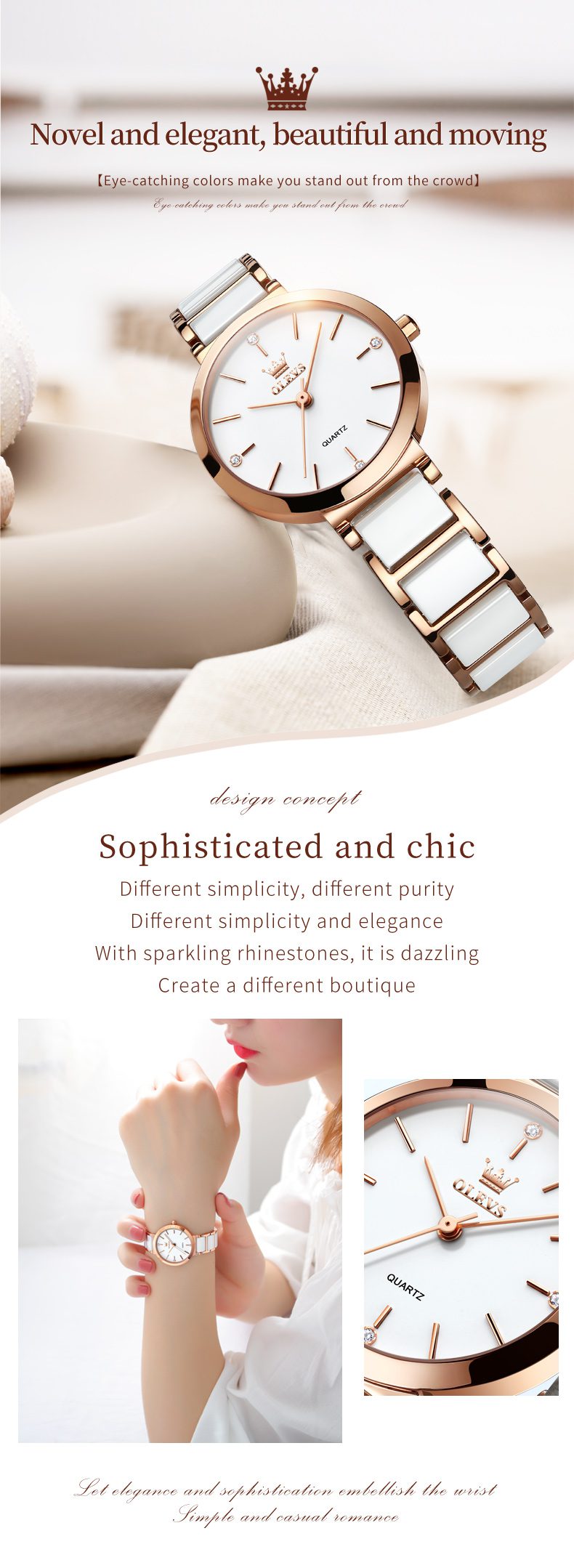 Olevs Women's Watch 5877