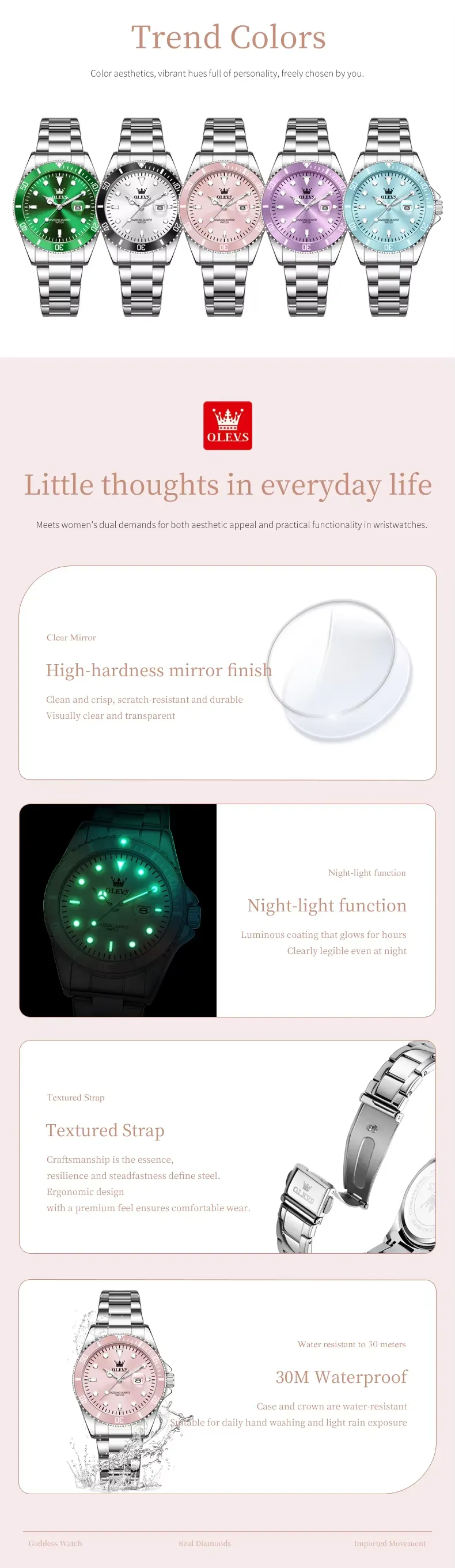 OLEVS Women's Watch 5885