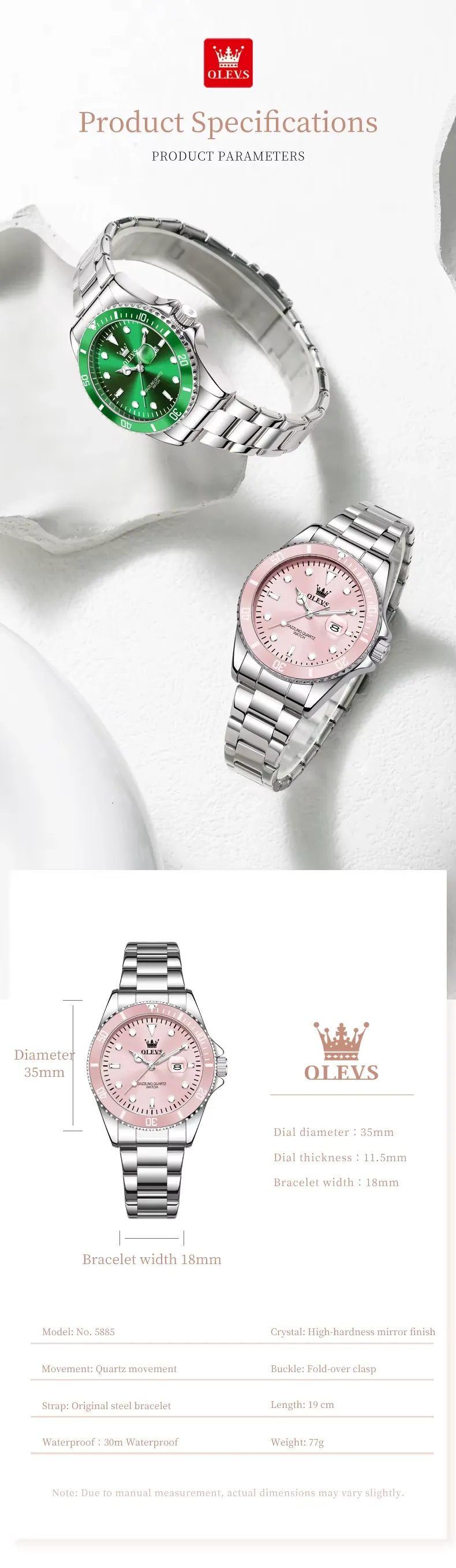 OLEVS Women's Watch 5885