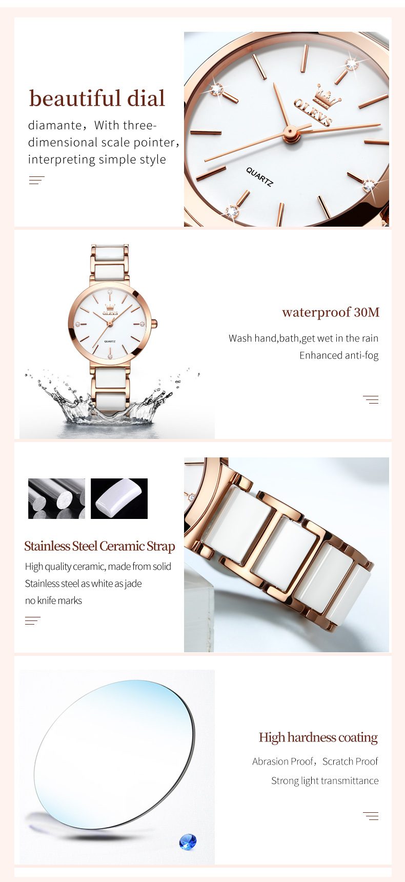 Olevs Women's Watch 5887