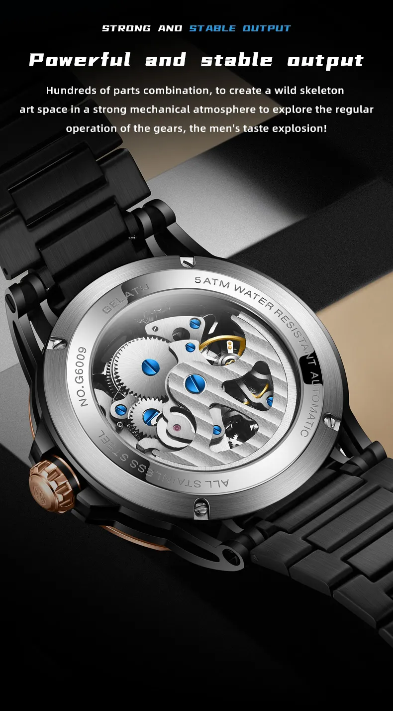 Gelatu Men's Watch 6009