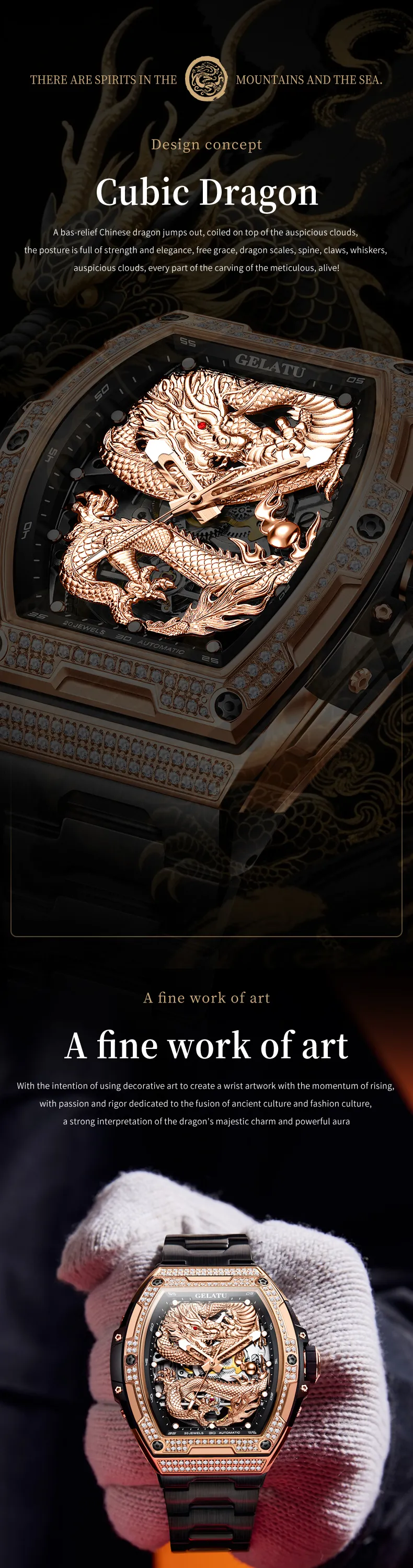 Gelatu Men's Watch 6021