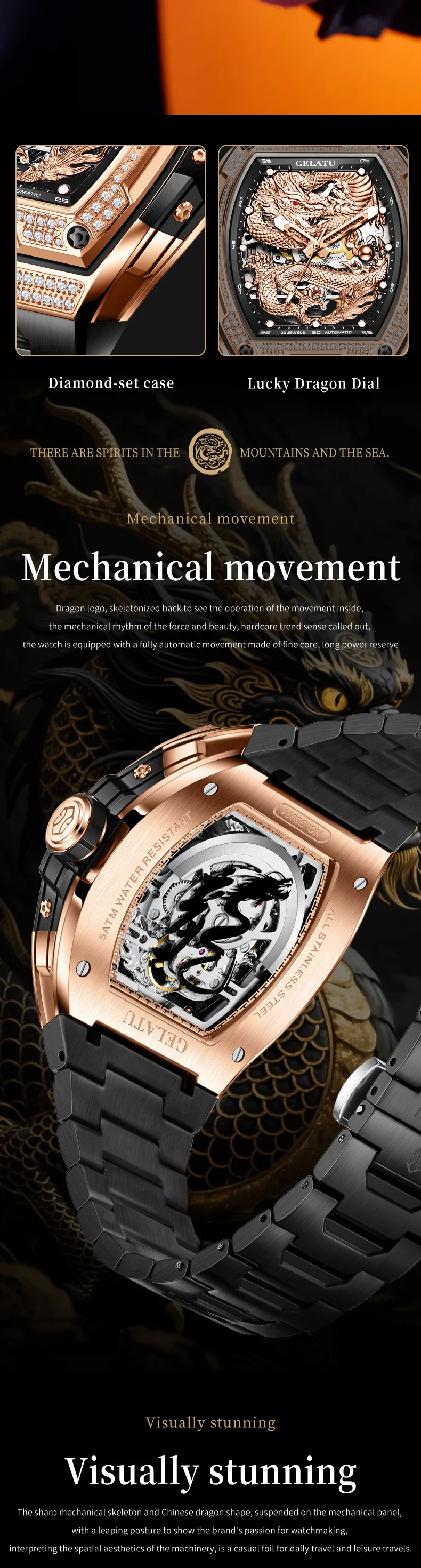 Gelatu Men's Watch 6021