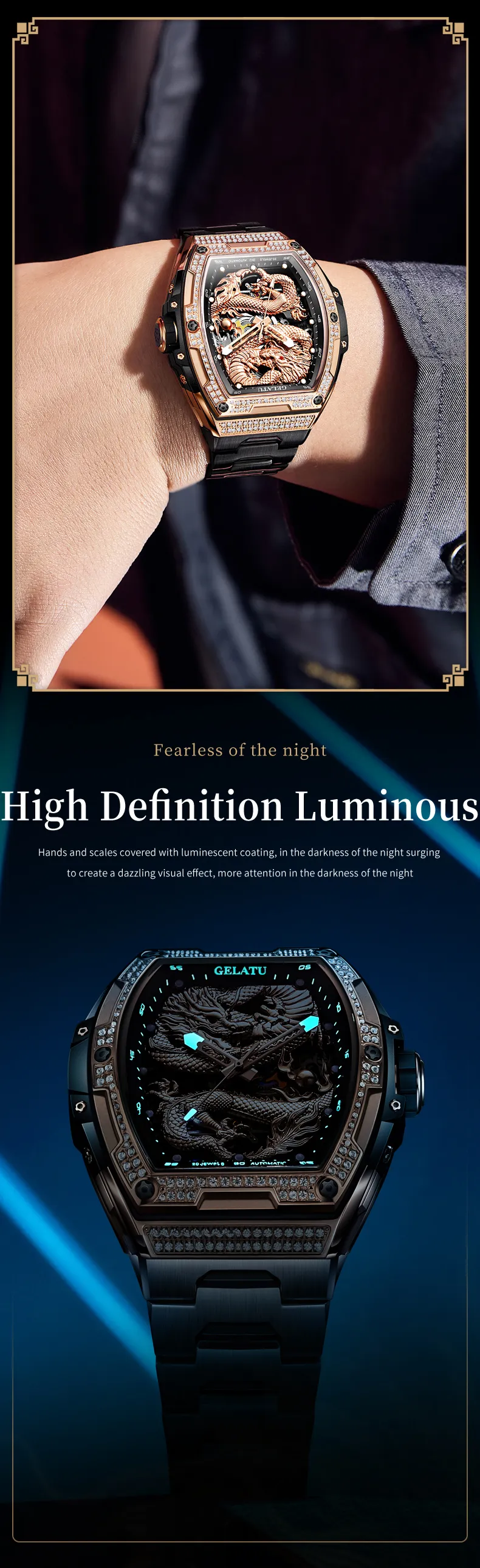 Gelatu Men's Watch 6021