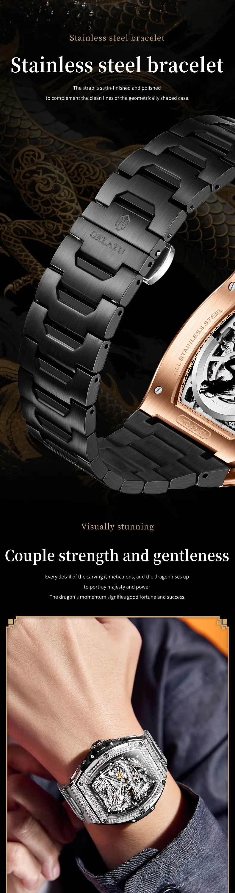 Gelatu Men's Watch 6021