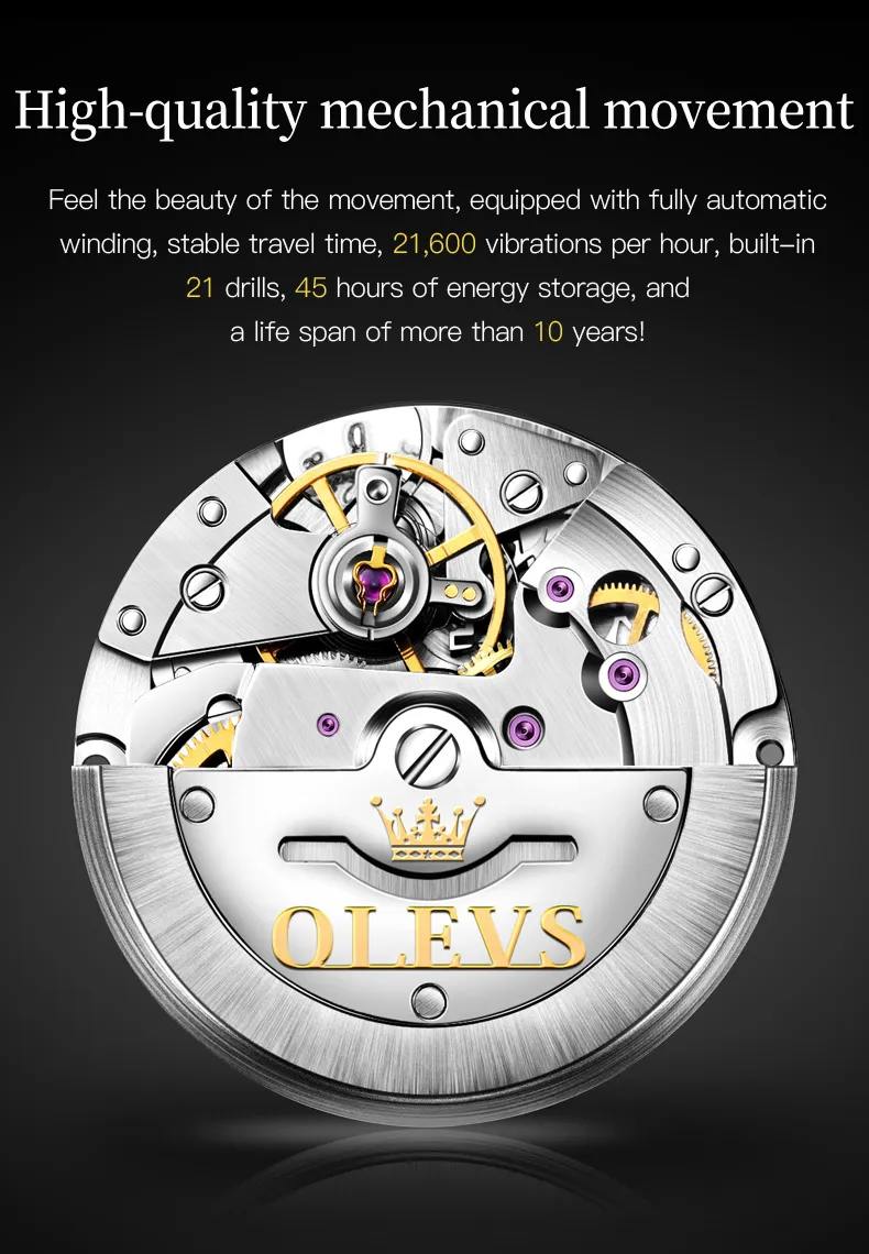 Olevs Couple Watch 6602
