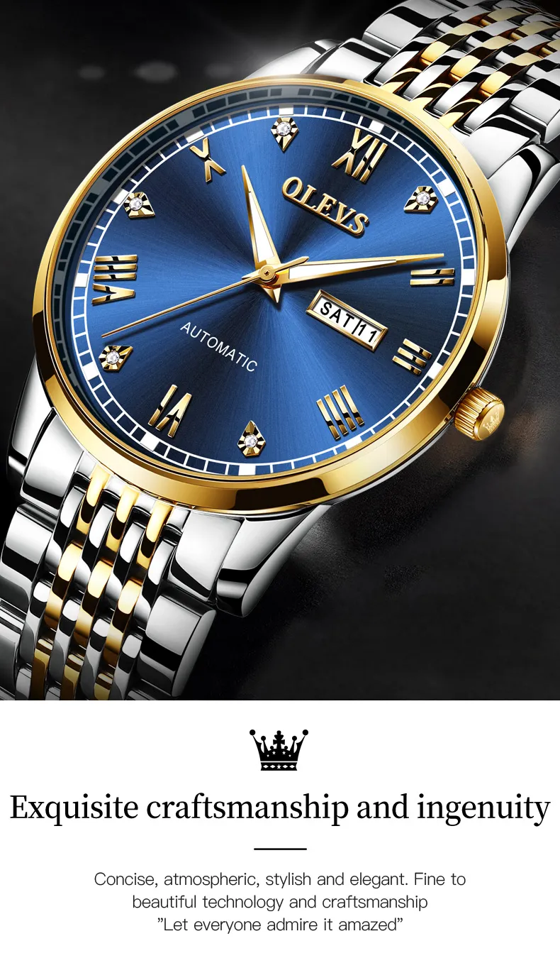 Olevs Couple Watch 6602