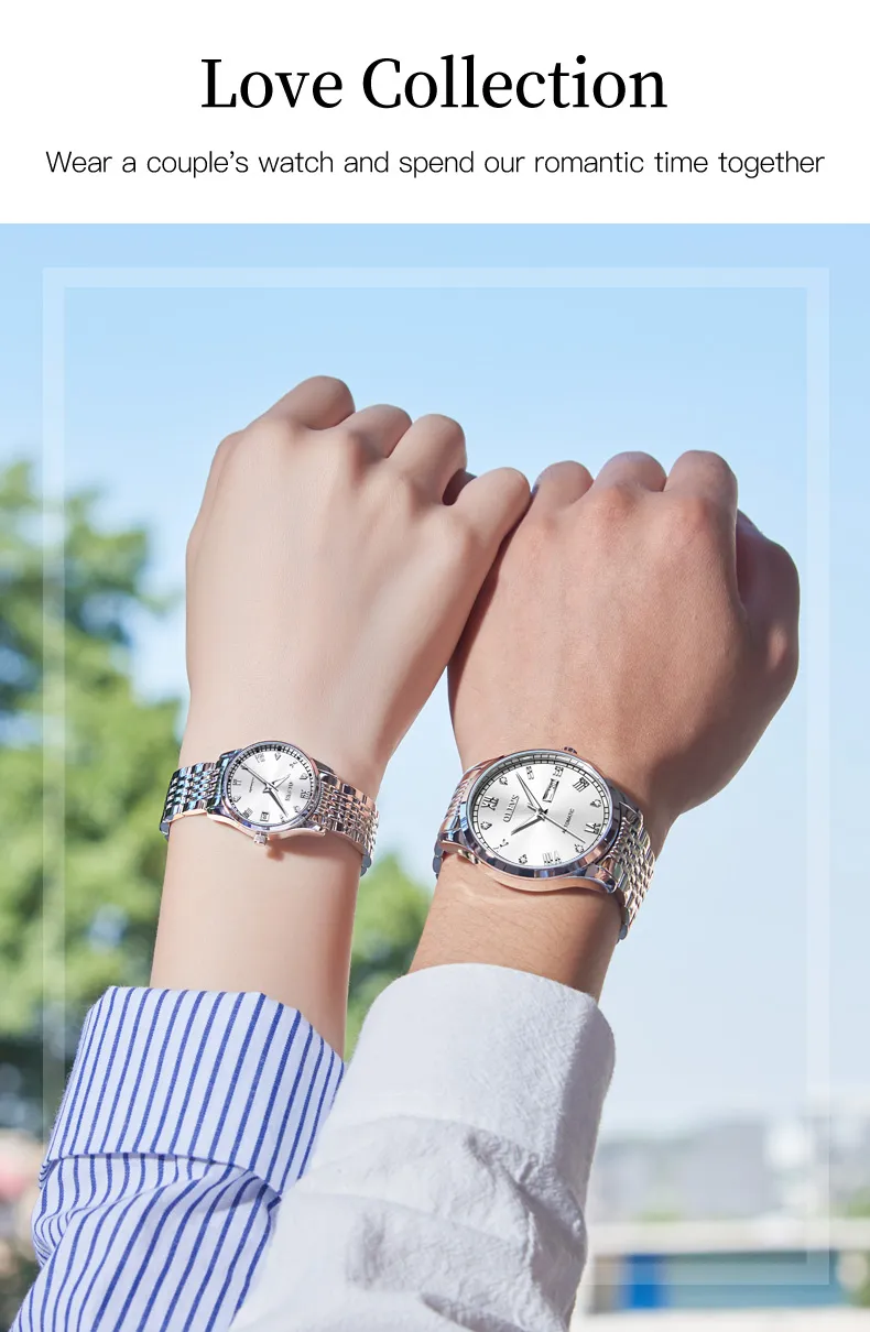 Olevs Couple Watch 6602