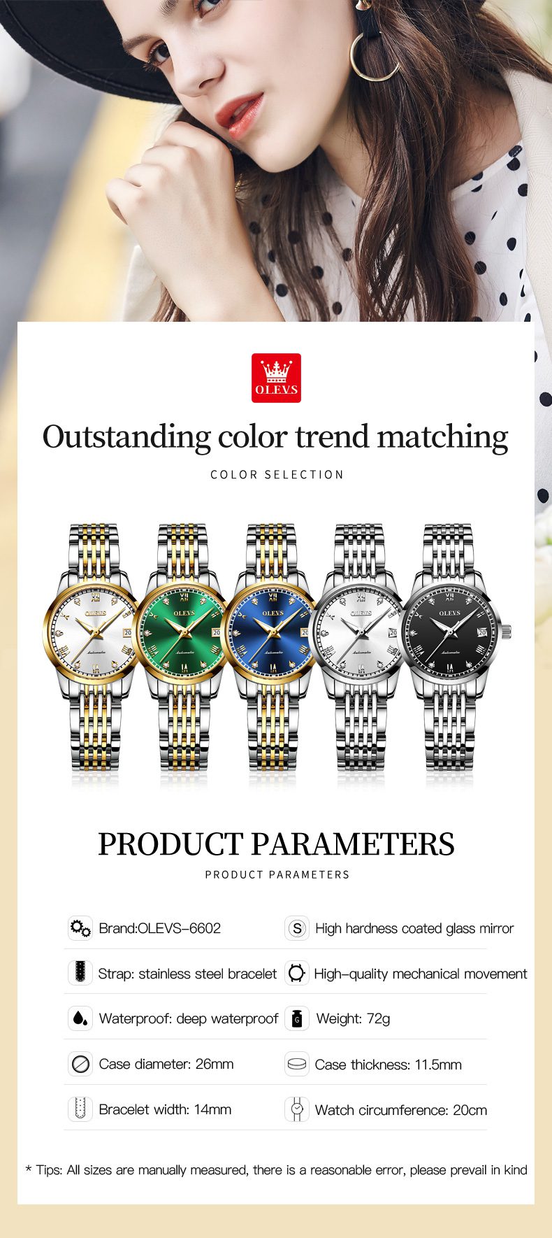 Olevs Women's Watch 6602