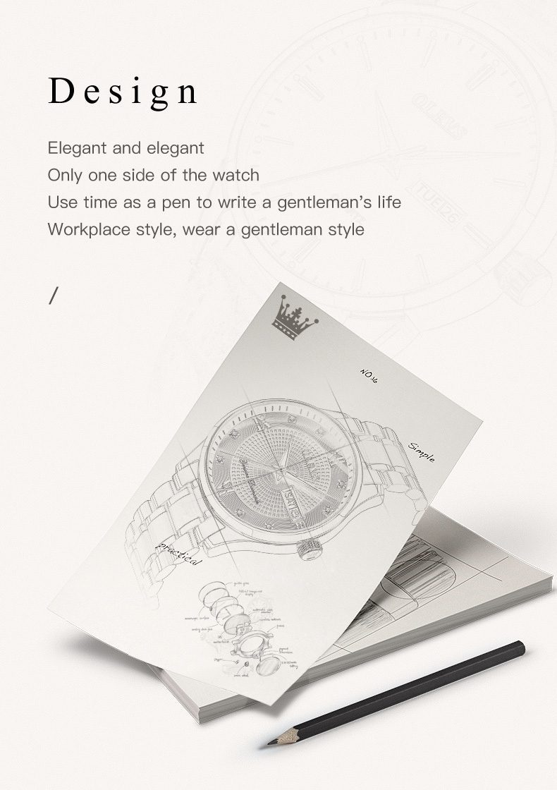 Olevs Men's Watch 6603