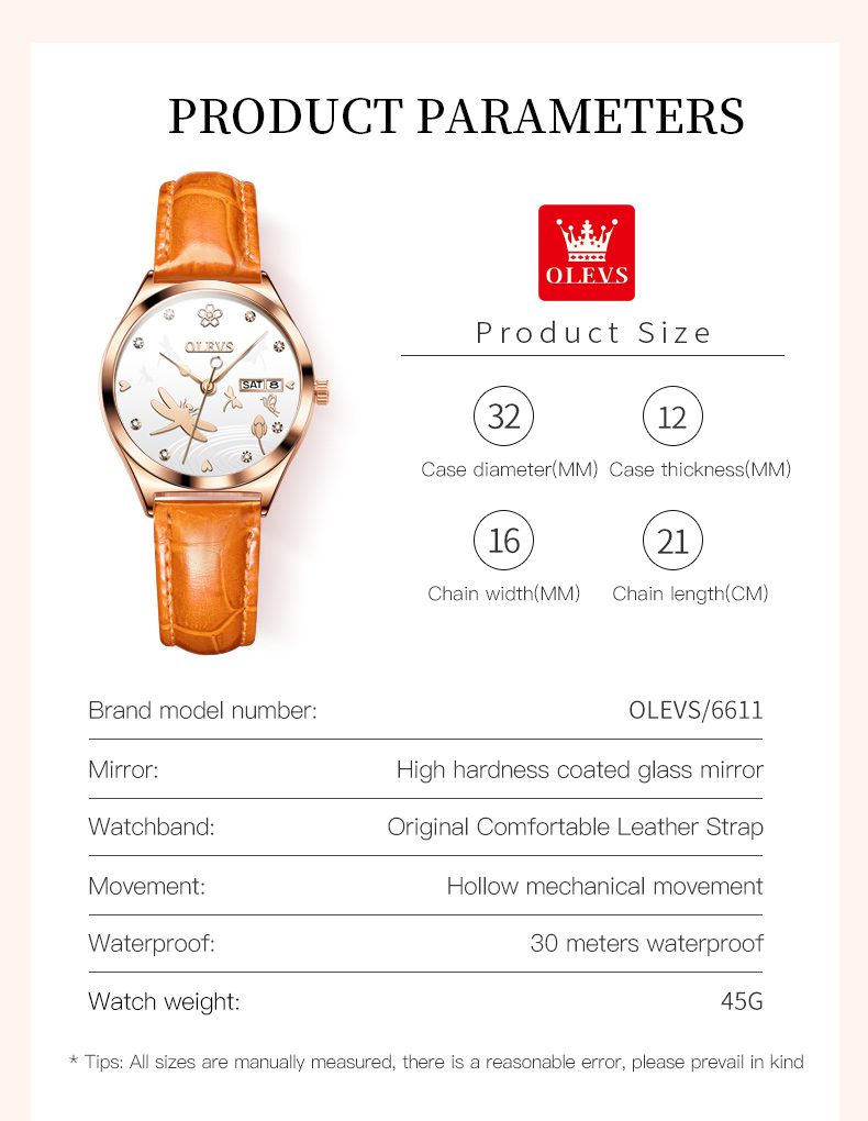 Olevs Women's Watch 6611