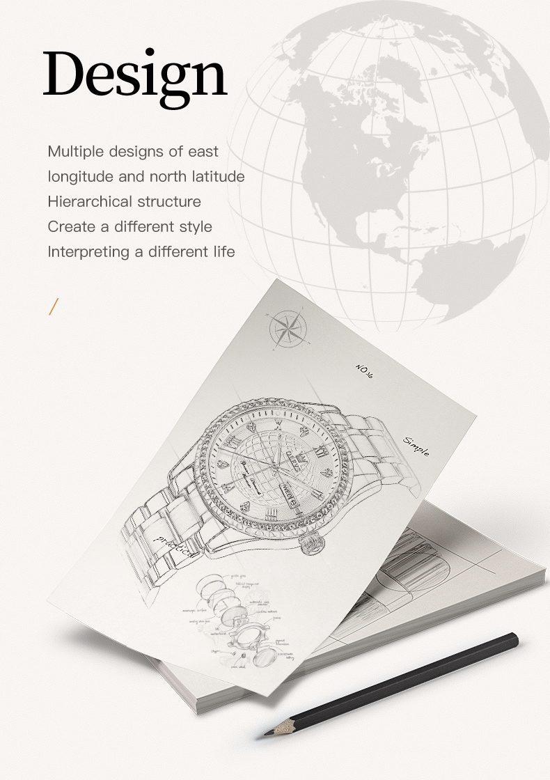 Olevs Men's Watch 6616