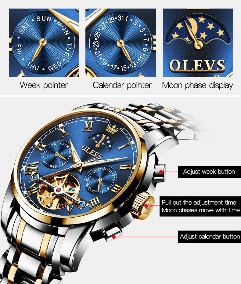 Olevs Men's Watch 6617