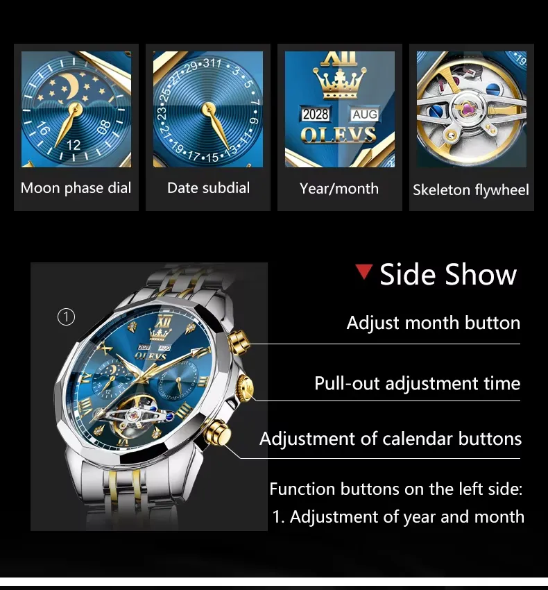 Olevs Men's Watch 6620