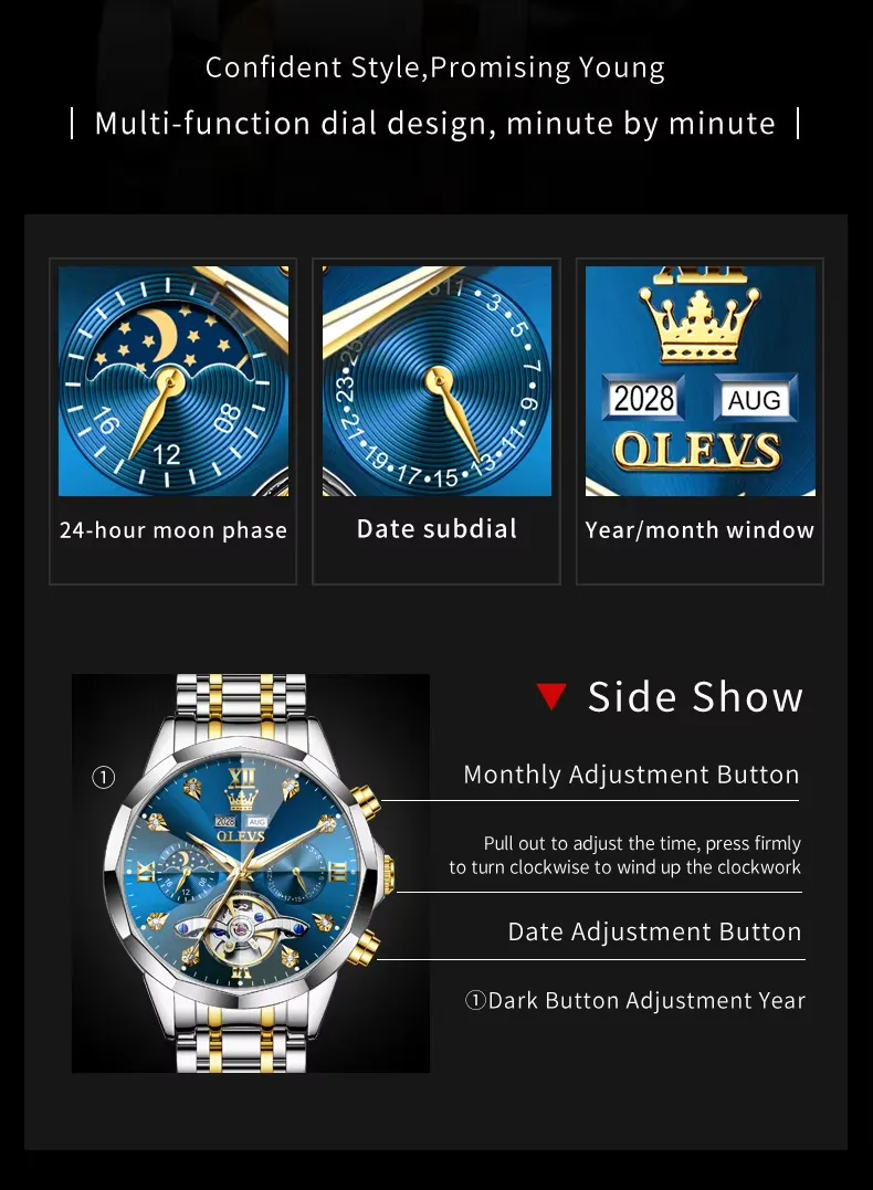 Olevs Men's Watch 6621