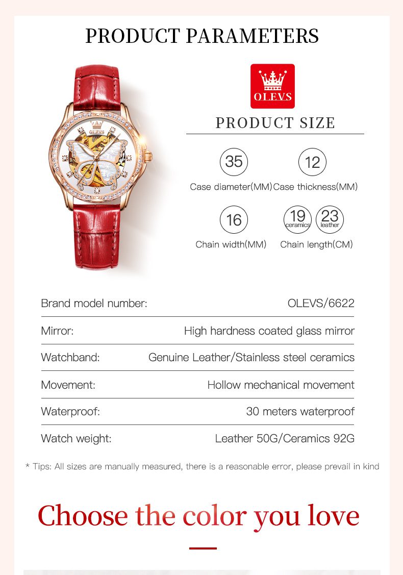 Olevs Women's Watch 6622