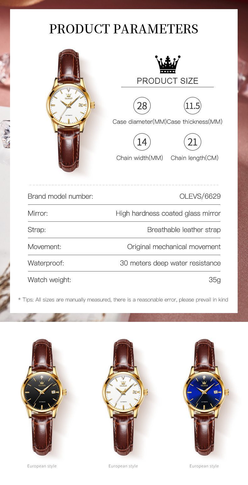 Olevs Women's Watch 6629