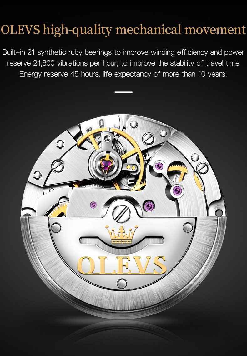 Olevs Couple Watch 6630