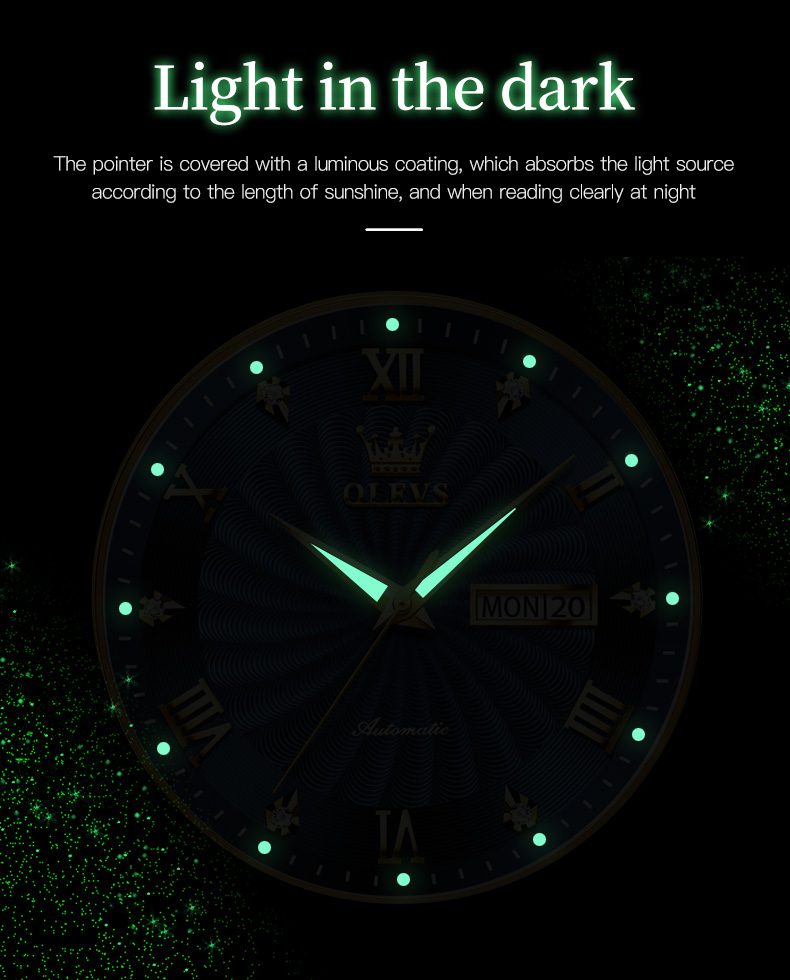 Olevs Couple Watch 6630