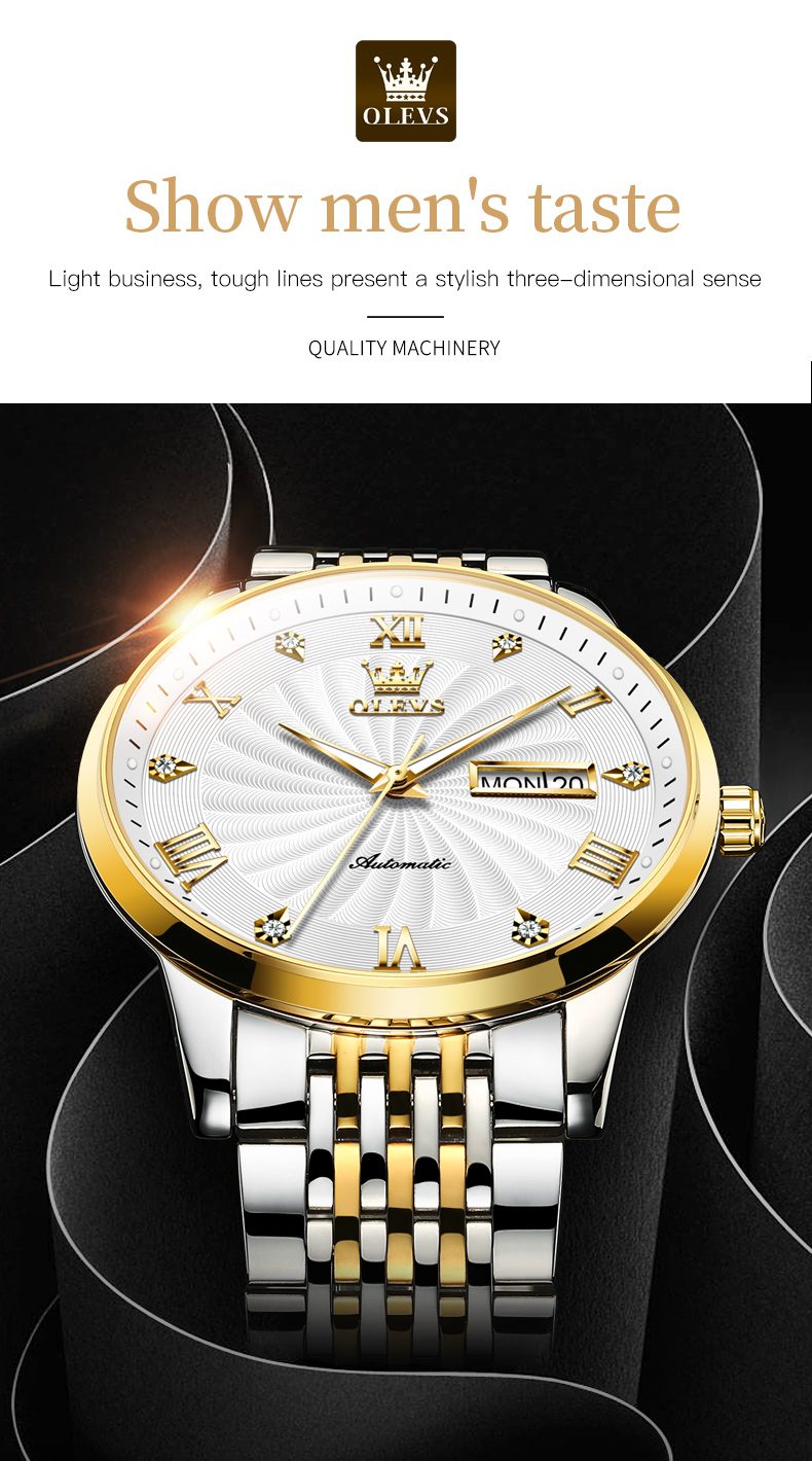 Olevs Couple Watch 6630