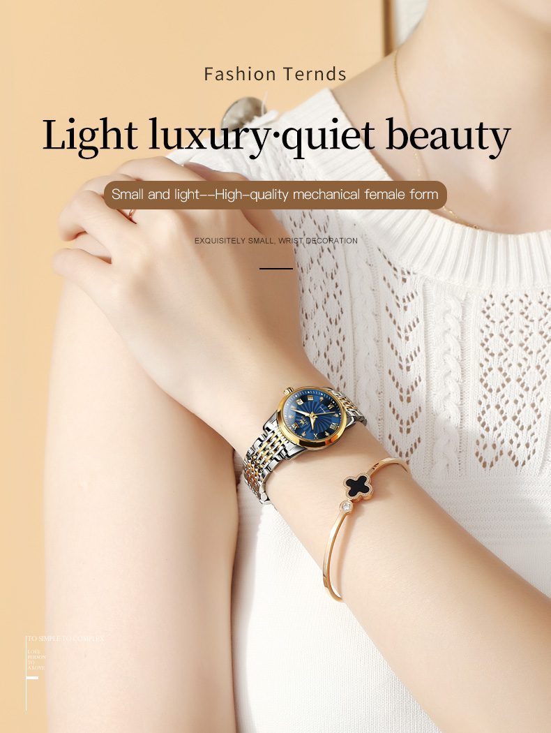 Olevs Couple Watch 6630