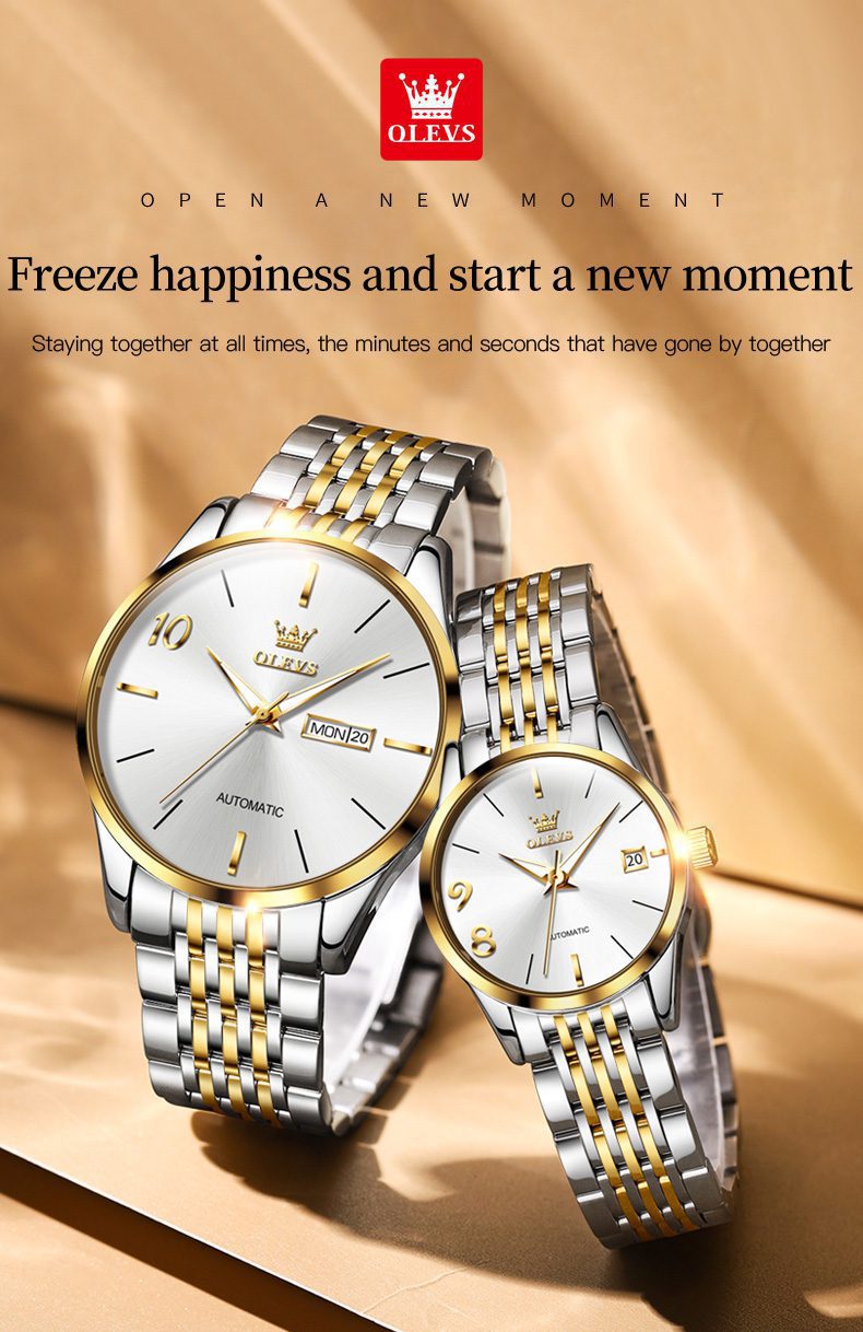 Olevs Couple Watch 6632