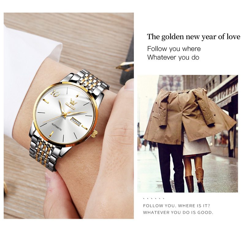 Olevs Couple Watch 6632