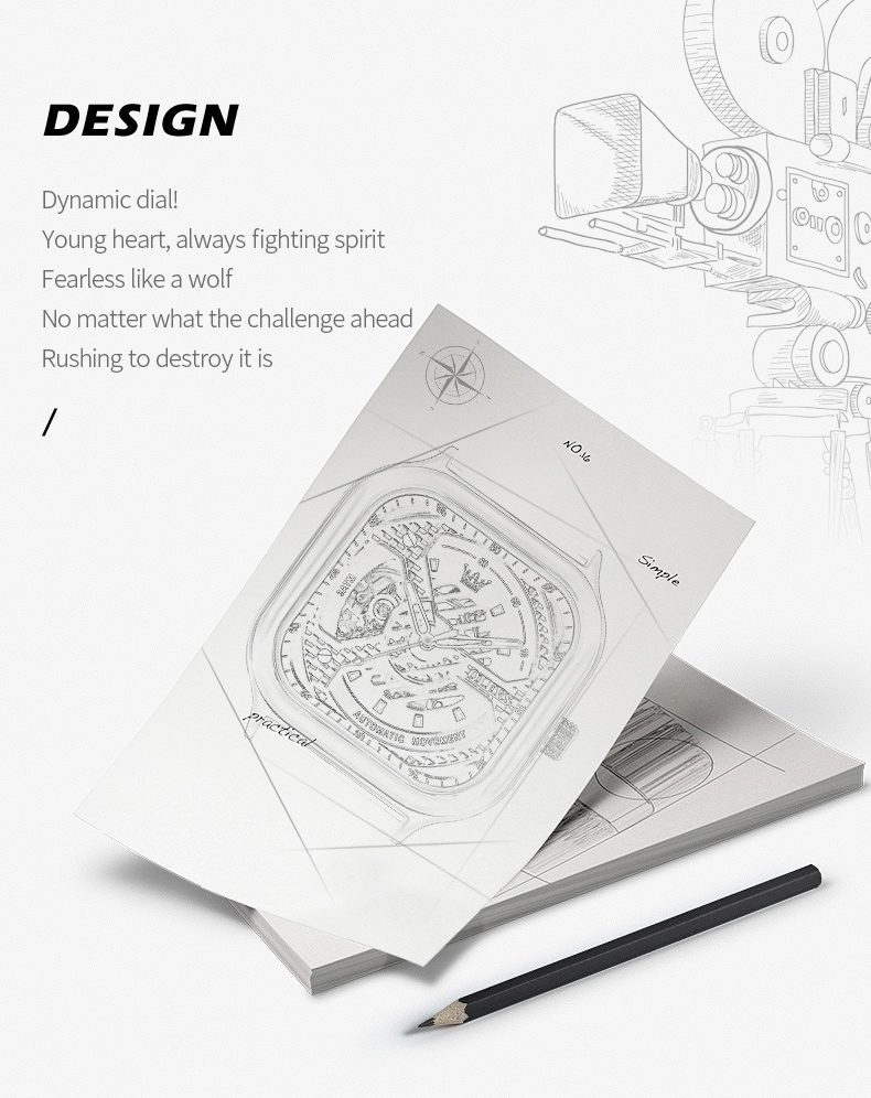 Olevs Men's Watch 6634