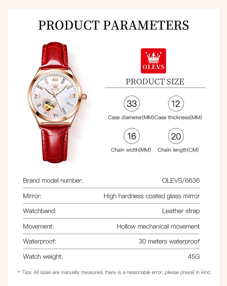 Olevs Women's Watch 6636