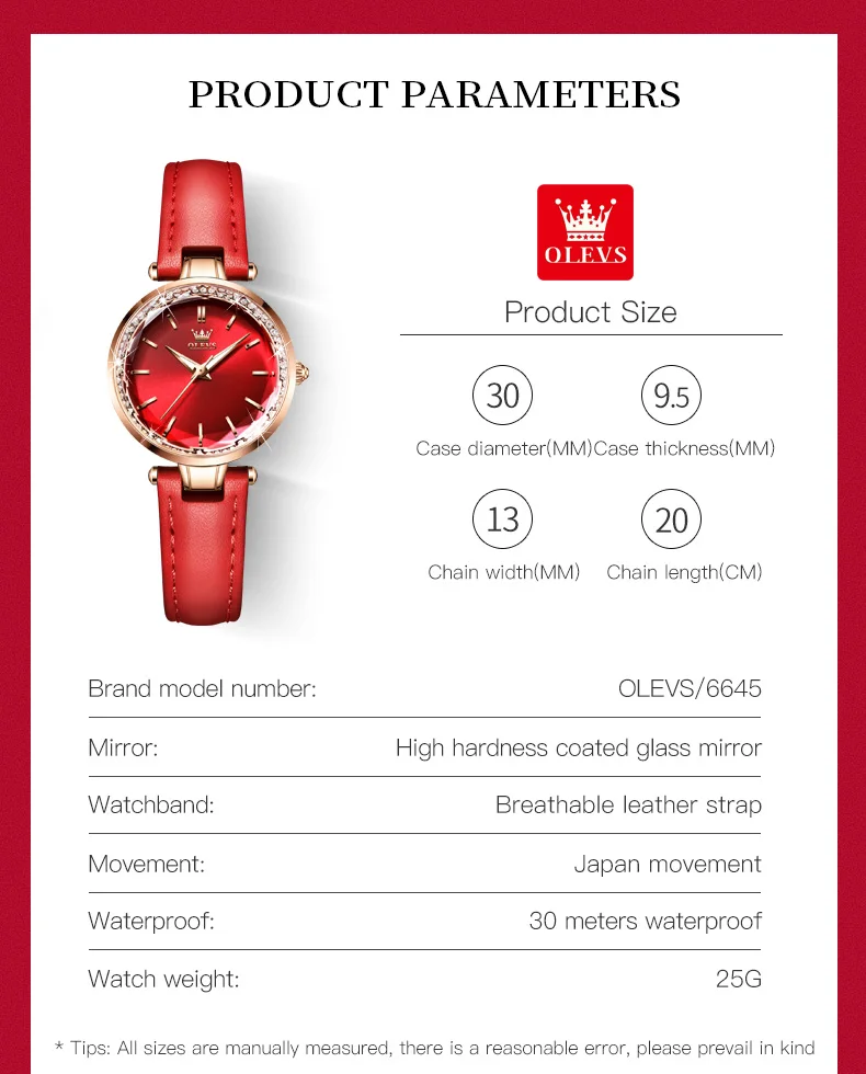Olevs Women's Watch 6645