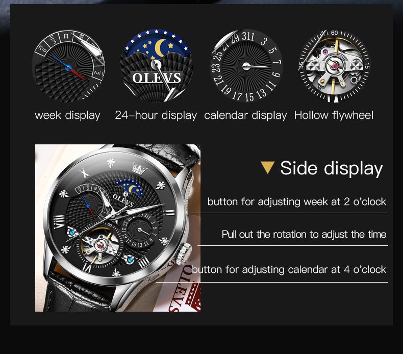 Olevs Men's Watch 6652