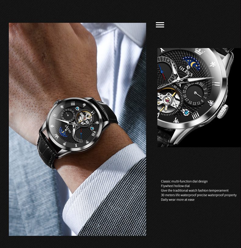 Olevs Men's Watch 6652