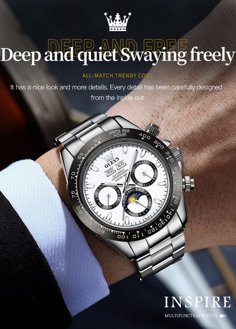 Olevs Men's Watch 6654