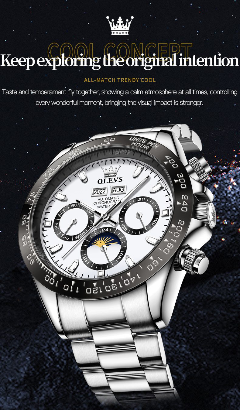 Olevs Men's Watch 6654